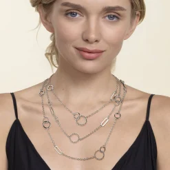 Best Gabriel & Co. 925 Sterling Silver Bujukan Transformable Layered Necklace
