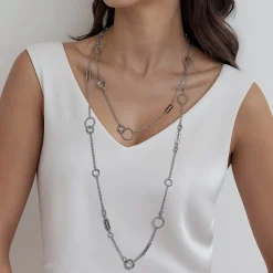 Best Gabriel & Co. 925 Sterling Silver Bujukan Transformable Layered Necklace