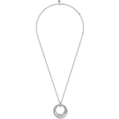 Hot Gabriel & Co. 925 Sterling Silver Bujukan White Sapphire Pendant Drop Necklace