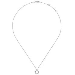New Gabriel & Co. 925 Sterling Silver Circle Beaded Necklace