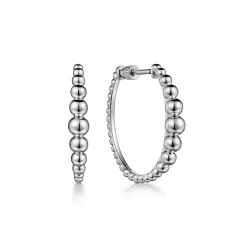 Hot Gabriel & Co. 925 Sterling Silver Classic Hoop Earrings 25mm-Bujukan