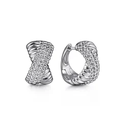 Discount Gabriel & Co. 925 Sterling Silver Criss Cross Earrings