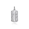Sale Gabriel & Co. 925 Sterling Silver Cross Dog Tag Pendant