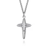 New Gabriel & Co. 925 Sterling Silver Cross Pendant Necklace 22 inch