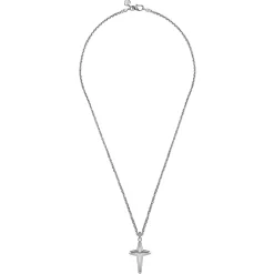 New Gabriel & Co. 925 Sterling Silver Cross Pendant Necklace 22 inch