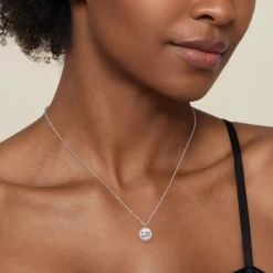 Gabriel & Co. 925 Sterling Silver Diamond Bujukan LOVE Medallion Pendant Necklace