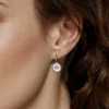Best Gabriel & Co. 925 Sterling Silver Diamond Bujukan Starburst Medallion Earrings