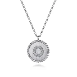 Hot Gabriel & Co. 925 Sterling Silver Diamond Bujukan Initial O Necklace