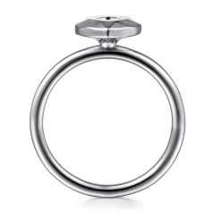 Hot Gabriel & Co. 925 Sterling Silver Diamond Cut Heart Ring