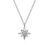 Outlet Gabriel & Co. 925 Sterling Silver Diamond Starburst Pendant Necklace