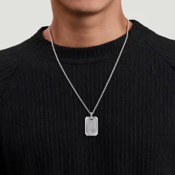 Best Gabriel & Co. 925 Sterling Silver Dog Tag Pendant