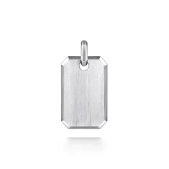 Best Gabriel & Co. 925 Sterling Silver Dog Tag Pendant