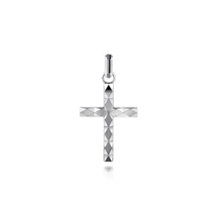 Sale Gabriel & Co. 925 Sterling Silver Faceted Cross Pendant