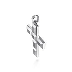 Best Gabriel & Co. 925 Sterling Silver Geometric Cross Pendant