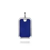 Clearance Gabriel & Co. 925 Sterling Silver Lapis Dog Tag Pendant