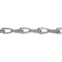 Online Gabriel & Co. 925 Sterling Silver Link Chain Bracelet-Bujukan