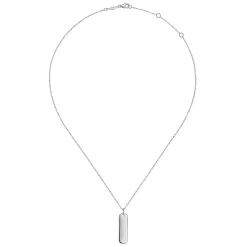 Outlet Gabriel & Co. 925 Sterling Silver Long Rectangular Pendant Necklace