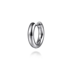 Online Gabriel & Co. 925 Sterling Silver Mens Round Tube Single Huggie Earring