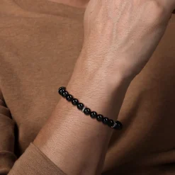Sale Gabriel & Co. 925 Sterling Silver 8mm Black Onyx Bracelet