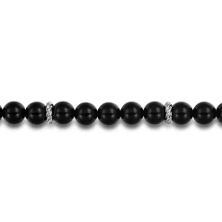 Sale Gabriel & Co. 925 Sterling Silver 8mm Black Onyx Bracelet
