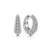 Online Gabriel & Co. 925 Sterling Silver 20mm Bujukan Classic Hoop Earrings