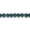 Online Gabriel & Co. 925 Sterling Silver 8mm Malachite Beaded Bracelet