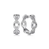 Clearance Gabriel & Co. 925 Sterling Silver 20mm Oval Link Classic Hoop Earrings