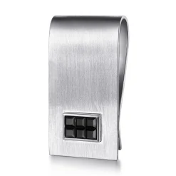 Best Gabriel & Co. 925 Sterling Silver Money Clip with Titanium Square Inlay