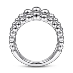 Sale Gabriel & Co. 925 Sterling Silver Open Bujukan Wide Band Ring