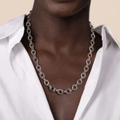 Clearance Gabriel & Co. 925 Sterling Silver Oval Link Chain Necklace