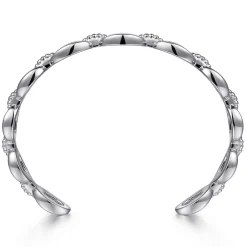Online Gabriel & Co. Sterling Silver Oval Link Cuff Bangle