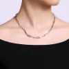 Discount Gabriel & Co. 925 Sterling Silver Paper Clip Chain Necklace