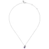 Sale Gabriel & Co. 925 Sterling Silver Pear Amethyst Bujukan Pendant Necklace