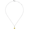 New Gabriel & Co. 925 Sterling Silver Pear Citrine Bujukan Pendant Necklace