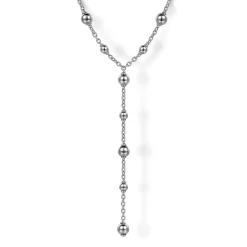 Online Gabriel & Co. 925 Sterling Silver Round Beads Necklace