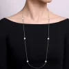 Discount Gabriel & Co. 925 Sterling Silver Round Pearl Bujukan Necklace
