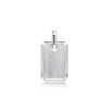 Gabriel & Co. 925 Sterling Silver Satin Finish Dog Tag Pendant