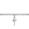Best Gabriel & Co. 925 Sterling Silver Snake Brownish Moon Stone Bead Bracelet