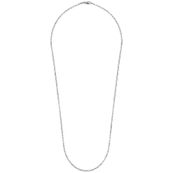 Sale Gabriel & Co. 925 Sterling Silver Solid Paper Clip Chain Necklace