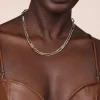 Sale Gabriel & Co. 925 Sterling Silver Solid Paper Clip Chain Necklace