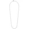 New Gabriel & Co. 925 Sterling Silver Solid Paper Clip Chain Necklace