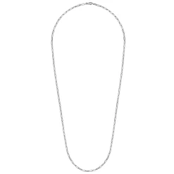 Sale Gabriel & Co. 925 Sterling Silver Solid Paper Clip Chain Necklace