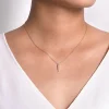 Outlet Gabriel & Co. 925 Sterling Silver Spike Pendant Necklace