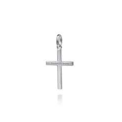 Clearance Gabriel & Co. 925 Sterling Silver Square Station Mini Cross Pendant