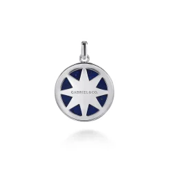 Online Gabriel & Co. 925 Sterling Silver Star of David Lapis Pendant