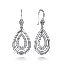 Hot Gabriel & Co. 925 Sterling Silver Teardrop Earrings-Bujukan
