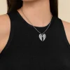 Hot Gabriel & Co. 925 Sterling Silver White Sapphire Angel Wing Pendant Necklace