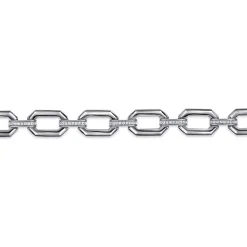 Outlet Gabriel & Co. 925 Sterling Silver White Sapphire Link Chain Bracelet