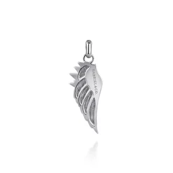 Hot Gabriel & Co. 925 Sterling Silver Wing Pendant