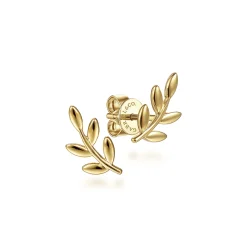 New Gabriel & Co. Stud Earrings 14K Yellow Gold